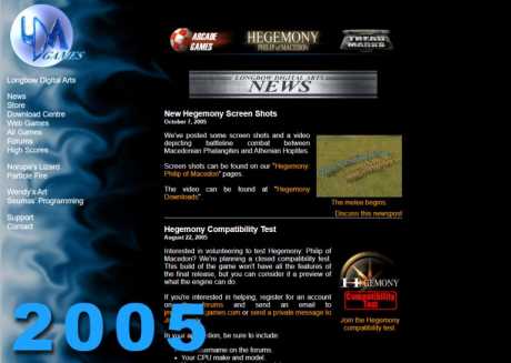 Allgemein - Longbow Website 2005