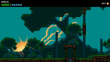 The  Messenger - Screen zum Spiel The  Messenger.