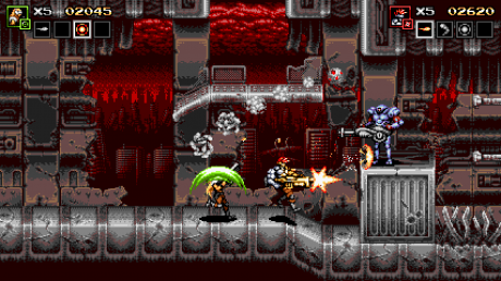 Blazing Chrome: Screen zum Spiel Blazing Chrome.