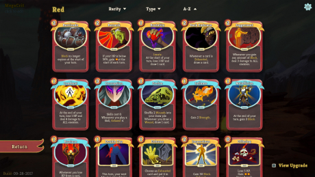 Slay the Spire: Screen zum Spiel.