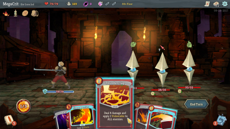 Slay the Spire: Screen zum Spiel.