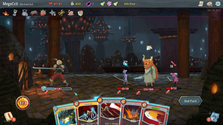 Slay the Spire - Screen zum Spiel.