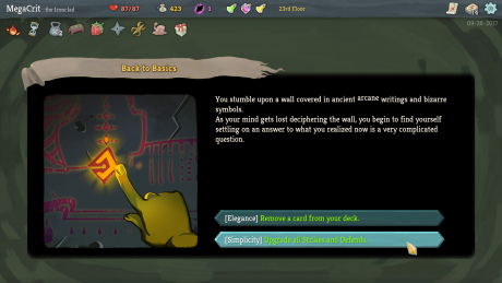 Slay the Spire: Screen zum Spiel.