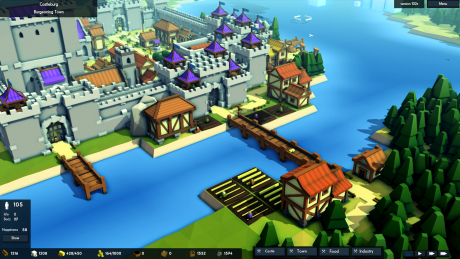 Kingdoms and Castles - Screen zum Spiel.