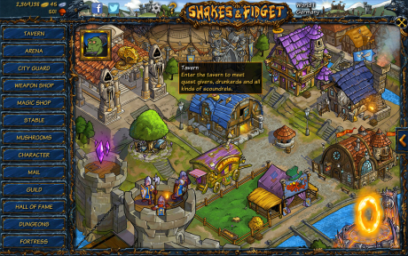 Shakes and Fidget - Screen zum Spiel Shakes and Fidget.