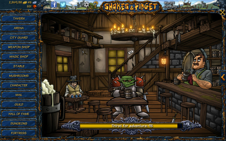 Shakes and Fidget - Screen zum Spiel Shakes and Fidget.