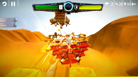 Red Barton and The Sky Pirates: Screen zum Spiel Red Barton and The Sky Pirates.