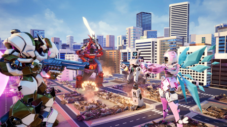 Override: Mech City Brawl: Screen zum Spiel Override: Mech City Brawl.