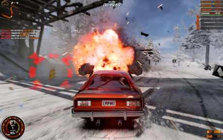Gas Guzzlers: Combat Carnage - Screen zum Spiel Gas Guzzlers: Combat Carnage.