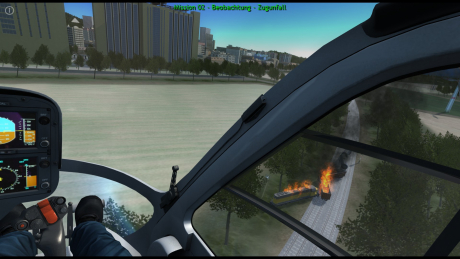Polizeihubschrauber Simulator - Screen zum Spiel Polizeihubschrauber Simulator.