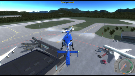 Polizeihubschrauber Simulator - Screen zum Spiel Polizeihubschrauber Simulator.