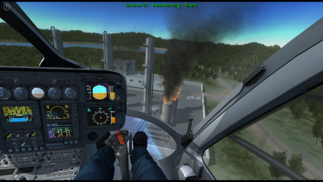 Polizeihubschrauber Simulator - Screen zum Spiel Polizeihubschrauber Simulator.