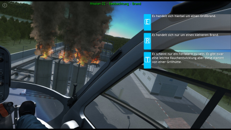 Polizeihubschrauber Simulator - Screen zum Spiel Polizeihubschrauber Simulator.