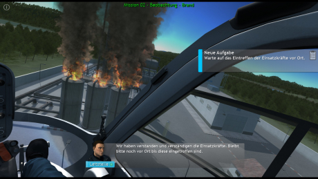 Polizeihubschrauber Simulator: Screen zum Spiel Polizeihubschrauber Simulator.