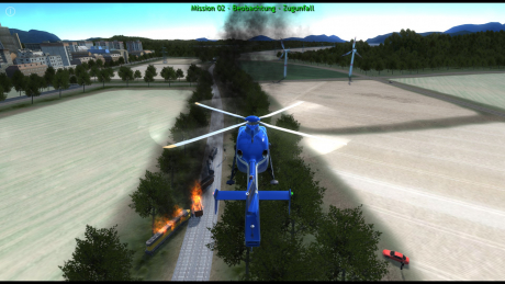 Polizeihubschrauber Simulator: Screen zum Spiel Polizeihubschrauber Simulator.