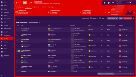 Football Manager 2019 - Screen zum Spiel Football Manager 2019.
