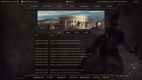Age of Gladiators II: Rome: Screen zum Spiel Age of Gladiators II: Rome.