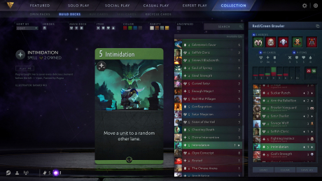 Artifact: Screen zum Spiel Artifact.