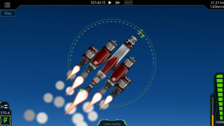 SimpleRockets - Screen zum Spiel SimpleRockets.