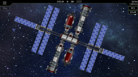 SimpleRockets: Screen zum Spiel SimpleRockets.