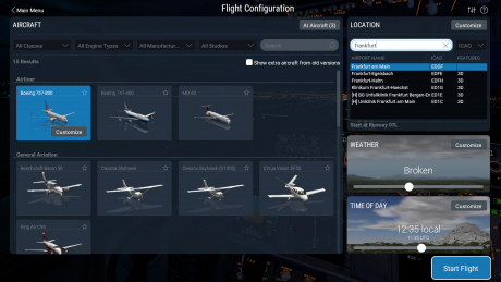 X-Plane 11: Screen zum Spiel X-Plane 11.