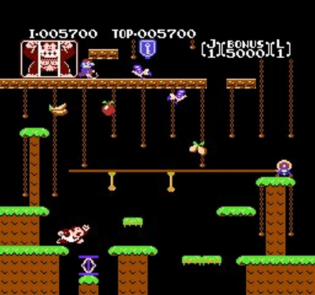 Donkey Kong Jr. - Screen zum Spiel Donkey Kong Jr.