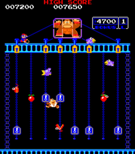 Donkey Kong Jr. - Screen zum Spiel Donkey Kong Jr.