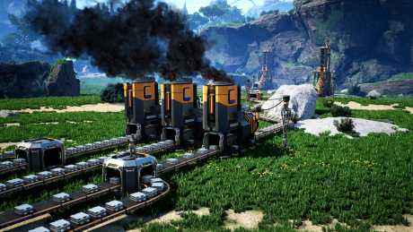 Satisfactory: Screen zum Spiel Satisfactory.