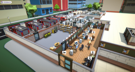 Rescue HQ - The Tycoon: Screen zum Spiel Rescue HQ - The Tycoon.