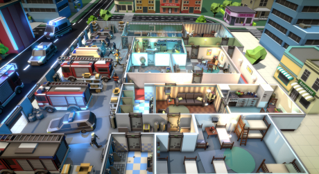 Rescue HQ - The Tycoon: Screen zum Spiel Rescue HQ - The Tycoon.