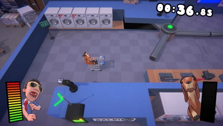 Supermarket Shriek: Screen zum Spiel Supermarket Shriek.