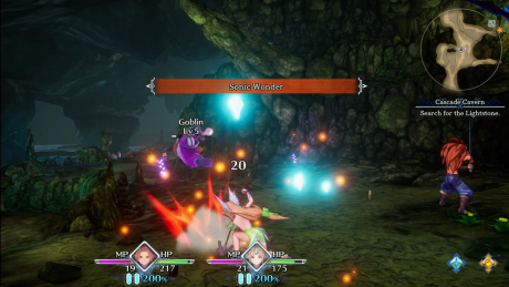 Trials of Mana: Screen zum Spiel Trials of Mana.