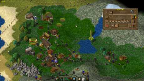 Widelands - Screen zum Spiel Widelands.