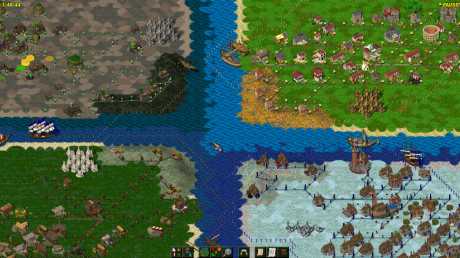 Widelands - Screen zum Spiel Widelands.