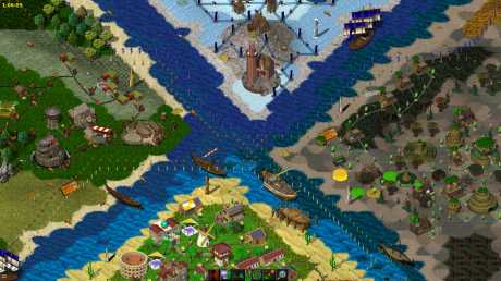 Widelands: Screen zum Spiel Widelands.