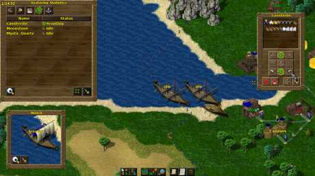 Widelands: Screen zum Spiel Widelands.