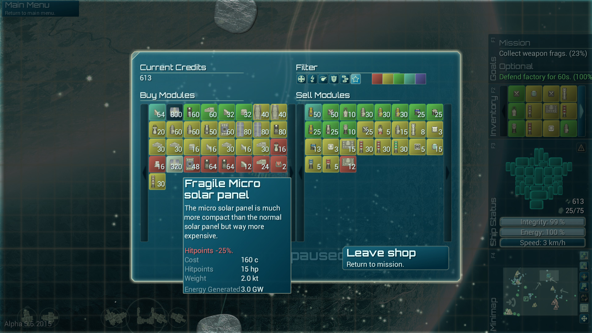 BossConstructor: Screen zum Spiel BossConstructor.