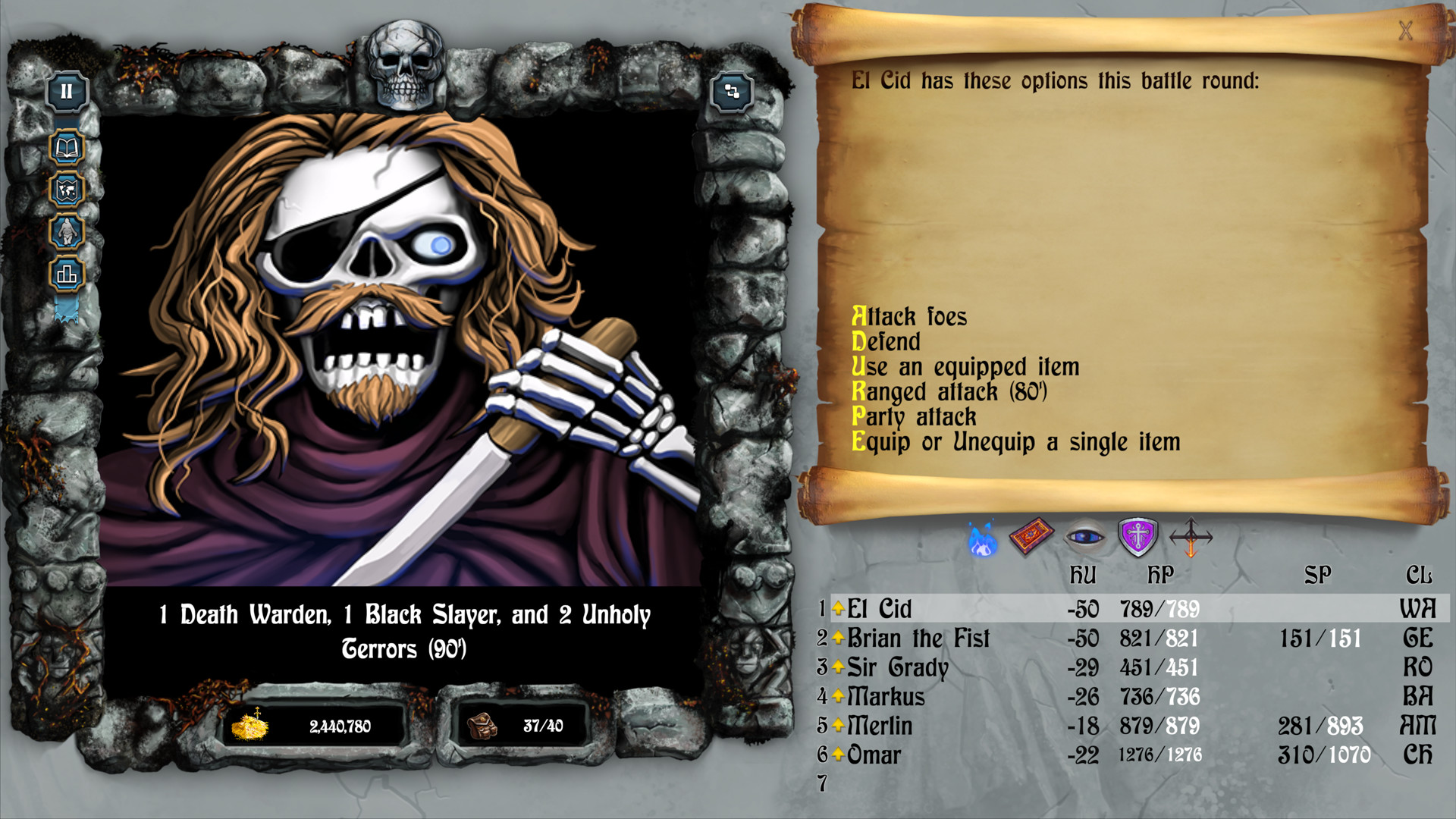 The Bard's Tale Trilogy: Screen zum Spiel The Bard's Tale Trilogy.
