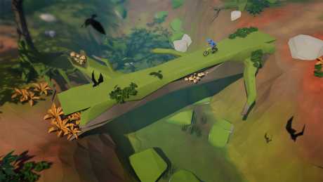 Lonely Mountains: Downhill - Screen zum Spiel Lonely Mountains: Downhill.