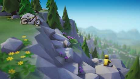 Lonely Mountains: Downhill - Screen zum Spiel Lonely Mountains: Downhill.