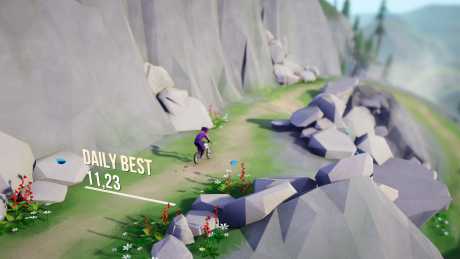 Lonely Mountains: Downhill - Screen zum Spiel Lonely Mountains: Downhill.