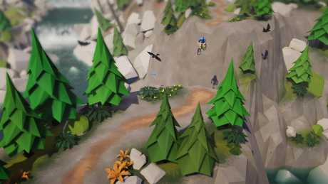 Lonely Mountains: Downhill: Screen zum Spiel Lonely Mountains: Downhill.