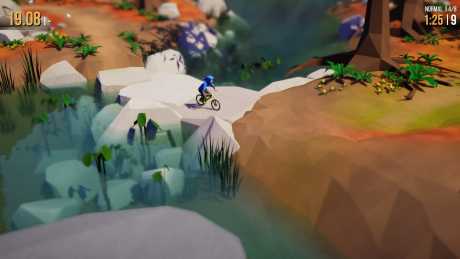 Lonely Mountains: Downhill: Screen zum Spiel Lonely Mountains: Downhill.