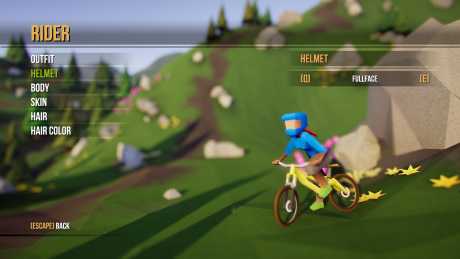 Lonely Mountains: Downhill: Screen zum Spiel Lonely Mountains: Downhill.