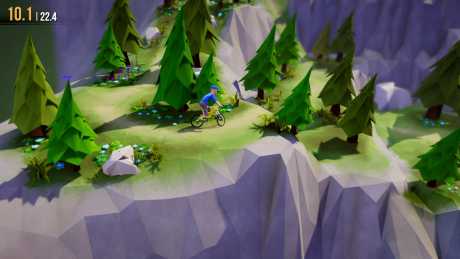 Lonely Mountains: Downhill: Screen zum Spiel Lonely Mountains: Downhill.