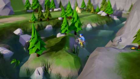 Lonely Mountains: Downhill - Screen zum Spiel Lonely Mountains: Downhill.