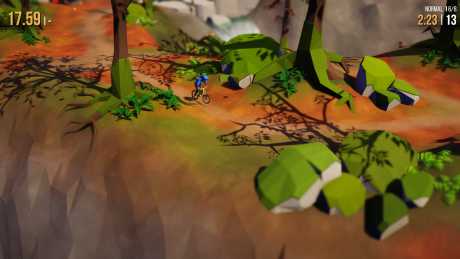 Lonely Mountains: Downhill - Screen zum Spiel Lonely Mountains: Downhill.