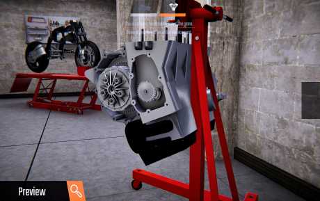 Biker Garage: Mechanic Simulator - Screen zum Spiel Biker Garage: Mechanic Simulator.