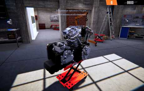 Biker Garage: Mechanic Simulator - Screen zum Spiel Biker Garage: Mechanic Simulator.