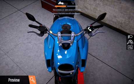 Biker Garage: Mechanic Simulator - Screen zum Spiel Biker Garage: Mechanic Simulator.